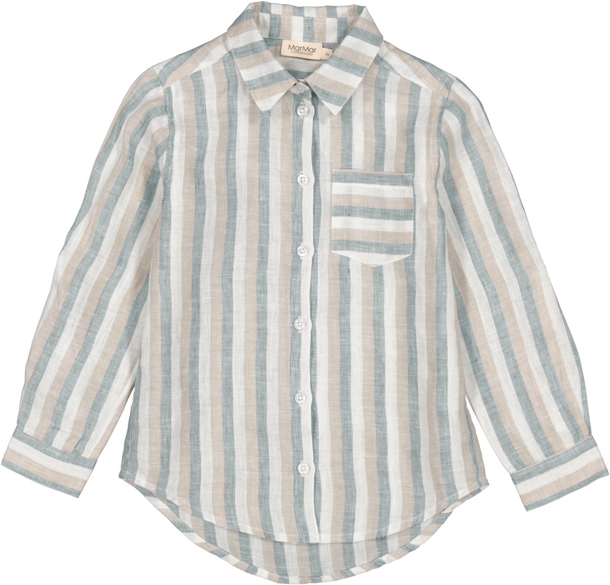 Tommy Shirt - Dusty Blue Stripe