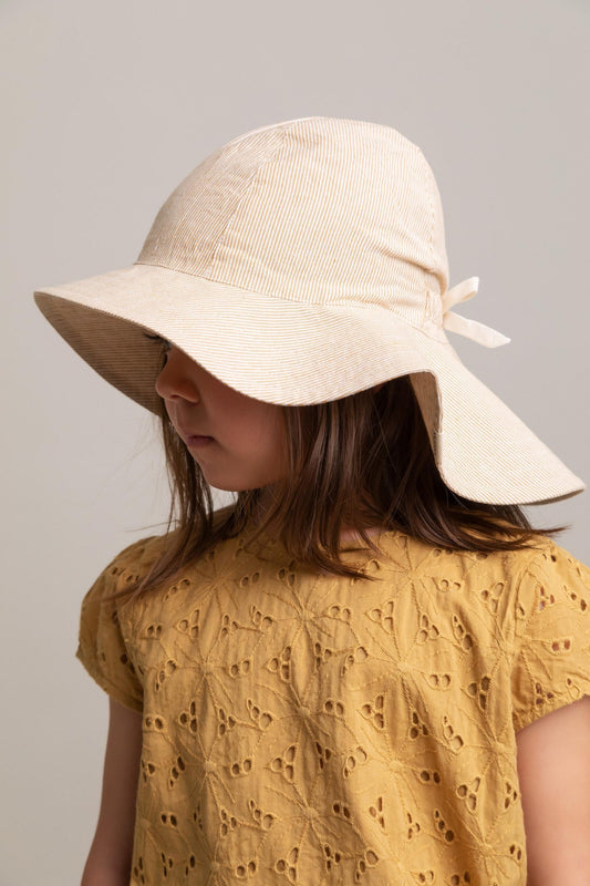 Alba Long Hat - Dijon Stripe