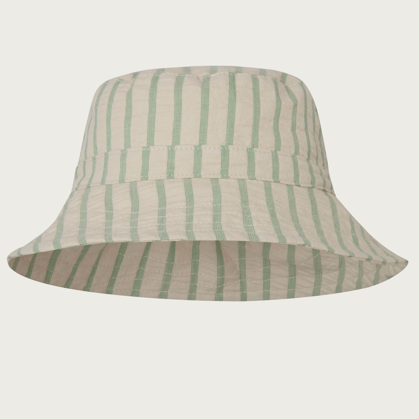 Seersucker Bucket Hat - Stripe Emerald